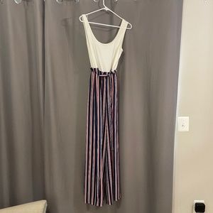 Striped Jumpsuit